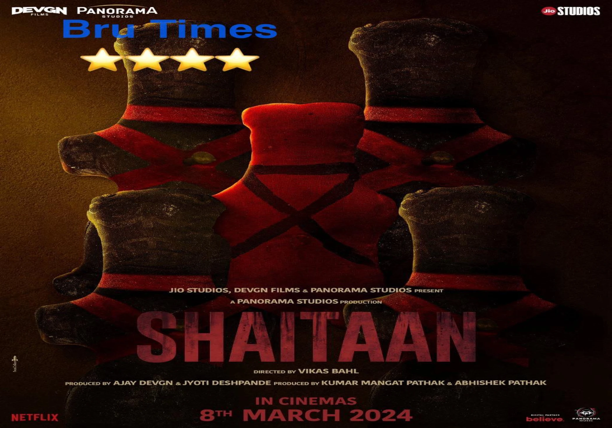 Shaitaan Movie Review : Unleashes Supernatural Brilliance, A Cinematic Triumph with R Madhavan's Shine, Top-Notch Twists, and Musical Splendor ⭐⭐⭐⭐